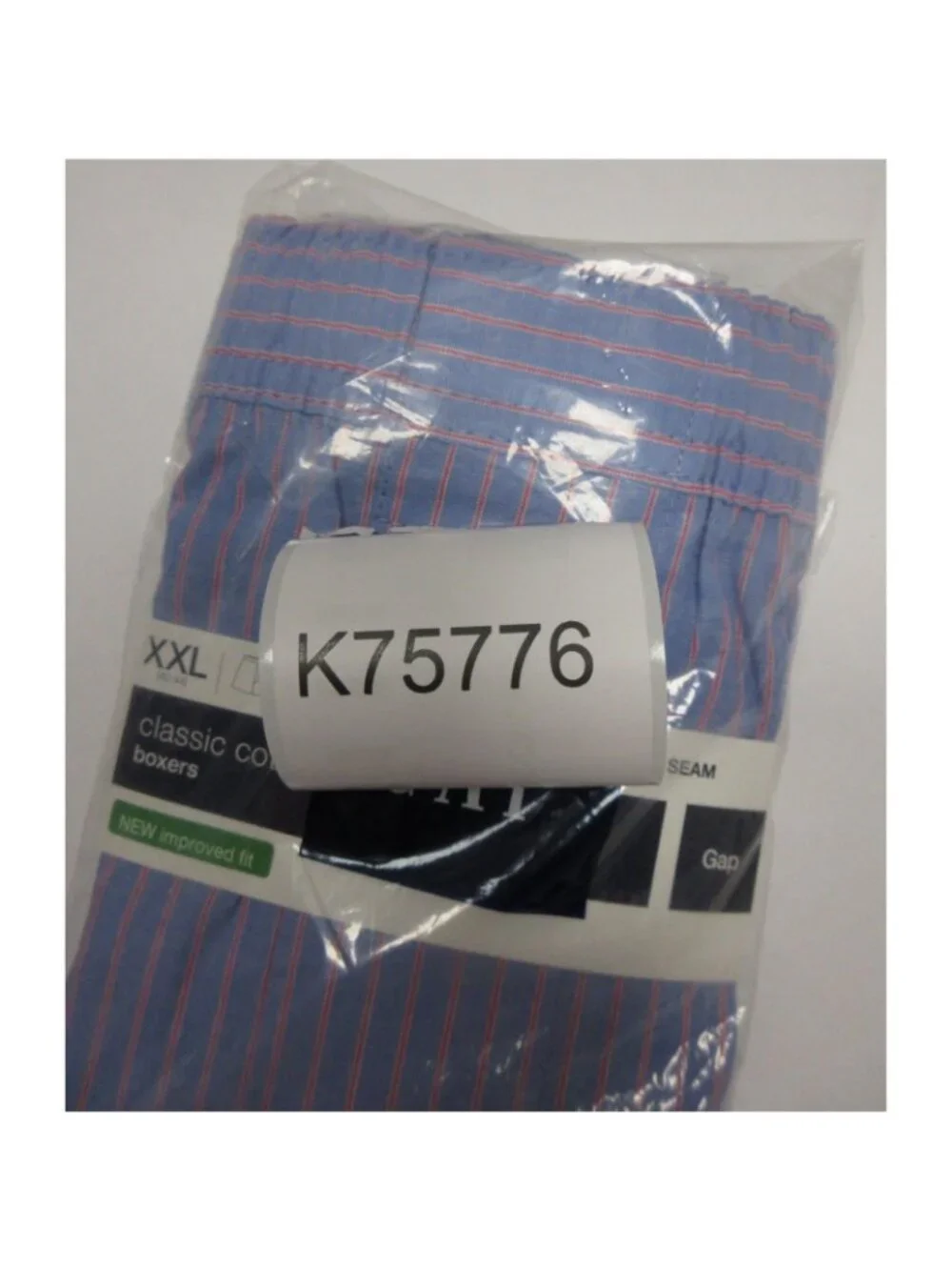 GAP Underwear XXL Boxer Shorts Striped Classic Cotton Deadstock NEW